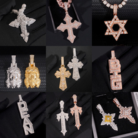 Pendentif Prénom Personnalisé en Argent Sterling 925 Plaqué Or avec Moissanite GRA et Test Diamant Réussi, Pendentif Lettres