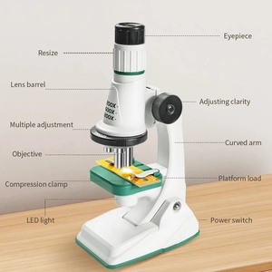 Mikroskop Saku Anak-anak STEM Sains Biologi Mainan Edukasi Mikroskop Optik Portabel untuk Pembelajaran di Sekolah dan Rumah - Product Image 6