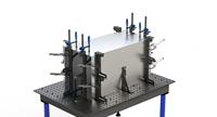 Table de soudage 3D D28 D16 avec kit d'accessoires pour les ateliers de réparation de machines de construction