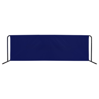 Barrière de séparation de terrain de pickleball multicolore en tuyaux d'acier de haute qualité, tissu Oxford 210D 420D, pour entraînement et divertissement en intérieur