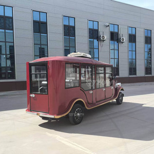 Vehículo Turístico Eléctrico de Alta Comodidad, Estilo Vintage Retro, 8 Asientos, Carro Clásico de Turismo con Batería de Litio para Turismo Panorámico en Resorts - Product Image 4