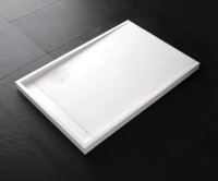 Receveur de douche de salle de bain carré en pierre artificielle OEM/ODM de haute qualité Design moderne pour hôtels