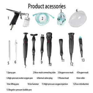 Appareil de beauté à oxygène 13 en 1, rajeunissement de la peau, jet d'oxygène, peeling à l'oxygène, machine à oxygène pour un nettoyage en profondeur - Product Image 6