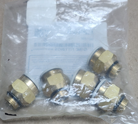 (5) Konektor Fitting Kuningan Baru untuk Pipa 5/8" Kq2h16-u03a Lot 5 Baru, Asli, Tersedia, dengan Garansi Satu Tahun.