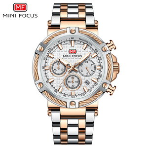 Mini Focus Mf 0470G Analoog Polshorloge Auto Datum Min Uur En Tweede Horloge Chronograaf 3 Atm Waterdichte Mannen Horloges Eigen Merk - Product Image 3