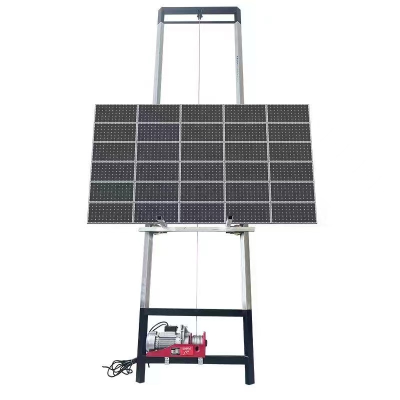 Заводская Автоматическая электрическая подъемная солнечная панель лестница подъемная 4 панели один раз