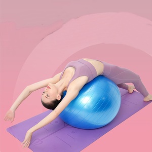 Pelota Inflable de PVC Suave para Aliviar el Estrés, de Uso Universal, para Yoga y Pilates, con Bomba de Aire, Multidiámetro (65cm/55cm/75cm) - Product Image 4