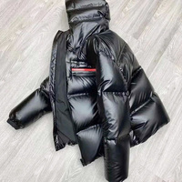 Manteau d'hiver réversible en polaire pour homme DCY 2025, tendance, surdimensionné, veste matelassée personnalisée