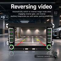 Estéreo Inalámbrico para Auto con CarPlay y Android Auto de 7 Pulgadas y 2 Din para Skoda Octavia, Yeti, Superb, Seat León, Toledo, Cámara Trasera, SWC, Radio para Auto