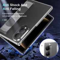 Nouvelle coque de téléphone simple avec dragonne pour Samsung Z Fold 8 Ultra Z Fold 7 6 5, antidérapante, antichoc, avec poignée, accessoires en gros