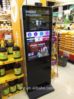 Proveedor de Pantallas Táctiles con Soporte de Piso para Señalización Digital LCD de 43, 49, 50, 55 y 65 Pulgadas, 2K y 4K, para Publicidad en Interiores