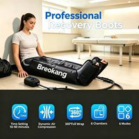 Appareil de massage des jambes à 6 chambres à air, compression d'air, récupération sportive, physiothérapie, drainage lymphatique, bottes