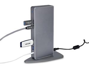 Venta caliente doble salida de Video USB <span class=keywords><strong>tipo</strong></span> <span class=keywords><strong>C</strong></span> Universal estación de acoplamiento con USB 3,0 de 4 puertos <span class=keywords><strong>Hub</strong></span>/VGA/ <span class=keywords><strong>HDMI</strong></span> - Product Image 5