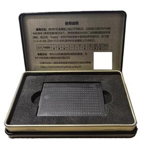 <span class=keywords><strong>Palabra</strong></span> de memorización: Placa de acero Aluminio 7075 Aviación Aluminio 24 bits Metal Mnemonic Word Board Seed Phrase - Product Image 1