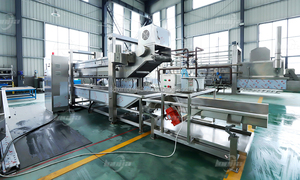 Chất lượng tốt chuối chuối chip chifle Donut <span class=keywords><strong>Fryer</strong></span> máy tự động sâu <span class=keywords><strong>Fryer</strong></span> đậu xanh liên tục chiên máy - Product Image 3