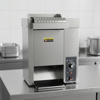 Machine à cuire les pains à grande capacité, 4200 tranches par heure, grille-pain électrique pour sandwichs avec rouleau à beurre pour utilisation en restauration rapide