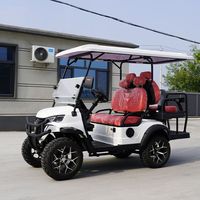 Voiturette de golf électrique 4 places 4x4 tout-terrain avec châssis en aluminium, batterie lithium longue portée et accessoires personnalisés - Mountain Dot