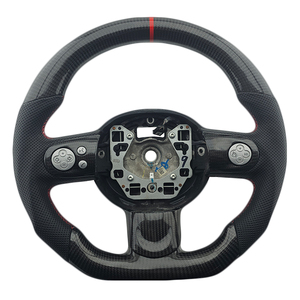 Volante Deportivo de Fibra de Carbono y Cuero Perforado M Performance para BMW Mini Cooper S R56 R61 - Product Image 1