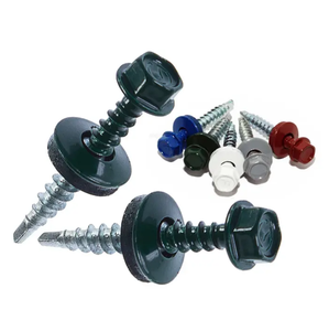 สกรูเจาะหัวหกเหลี่ยมหัวสองสีสกรูแผงแซนวิชมุงหลังคาสำหรับเกษตรกร - Product Image 2