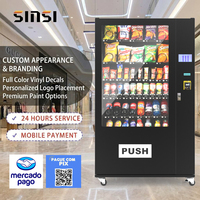 Mesin Penjual Minuman Soda dengan Logo Kustom, Sistem Pendingin, dan Pembaca Kartu Tanpa Tunai