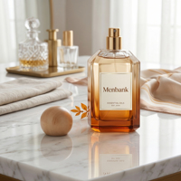 Flacon de parfum personnalisé 50 ml avec bouchon en bois unique, bouchon magnétique, flacon vide 30 ml 100 ml, vaporisateur de parfum pour homme