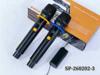 Système de microphone sans fil UHF professionnel, double micro portable avec récepteur pour karaoké, fête, performance live