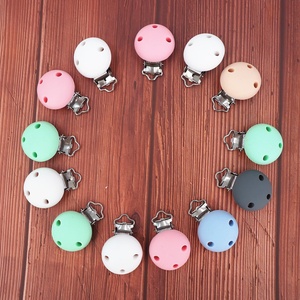 Cadena para chupete DIY de gran venta, sujetachupetes de silicona hechos a mano, clip para chupete personalizado con diseño de animales - Product Image 5