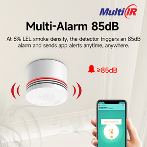 Nuovo Sistema di Allarme Antincendio Wireless Multi-IR, Sensore Rilevatore di Fumo Intelligente con Portata di Rilevamento 10m, Supporta Matter/Thread/Zigbee/WiFi - Product Image 5