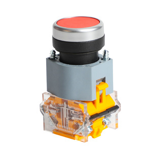Interrupteur à bouton-poussoir LA39-B2-11g IP65 10A en plastique et laiton, type plat autobloquant, contrôle industriel - Product Image 3