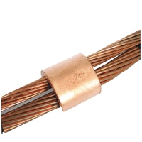 Conector de Cable de Compresión de Cobre Tipo C para Protección Contra Rayos