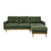 Günstiges Stoffsofa Modernes Luxus-Design Faltbares Eck-Modulsofa Komfortables Sofa mit Liegefunktion für Wohnzimmer und Schlafzimmer