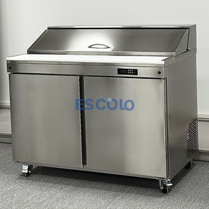 Réfrigérateur et congélateur sous comptoir à température unique pour cuisine professionnelle, idéal pour le stockage des aliments frais, des légumes et des ingrédients - Product Image 6