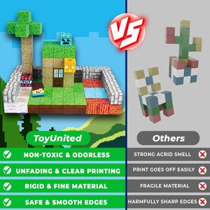 Mine World <strong>Blocks</strong> Magnetic Tiles Magnet <strong>Toy</strong> Assembly <strong>Mini</strong> World Magnetic <strong>Building</strong> <strong>Blocks</strong> Children's Educational <strong>Toy</strong> Model - Product Image 5