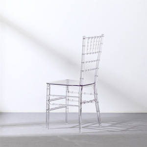 A buon mercato prezzo di fabbrica moderno all'ingrosso trasparente cerimonie di nozze in plastica acrilico chiaro coppia sedie per matrimoni - Product Image 2