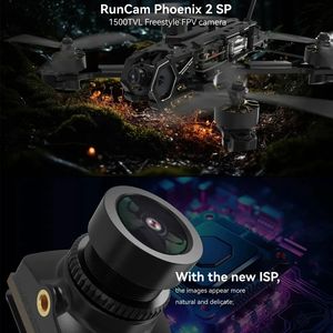 Caméra FPV RunCam Phoenix 2 SP V3 4:3/16:9 PAL/NTSC 1500TVL pour drone quadricoptère RC FPV Freestyle Racing longue portée - Product Image 5