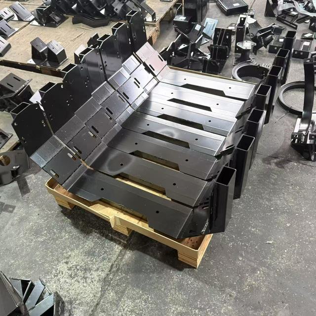 High Quality Customized Color Powder Coated Steel Metal Mounting Bracket Car Support Stamping Laser Sheet Metal Fabrication