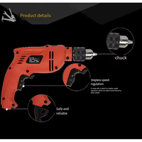Kit d'outils de perceuse électrique filaire OEM LIKO, directement de l'usine, batterie au lithium rechargeable, couple maximal de 25 Nm, diamètre de perçage maximal de 13 mm