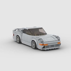 Gran Oferta: Coche de Carreras MOC Compatible con Ladrillos de Marca, Coche Deportivo Famoso, Rompecabezas de Partículas Pequeñas, Bloques de Construcción Ensamblables, Juguete DIY - Product Image 5
