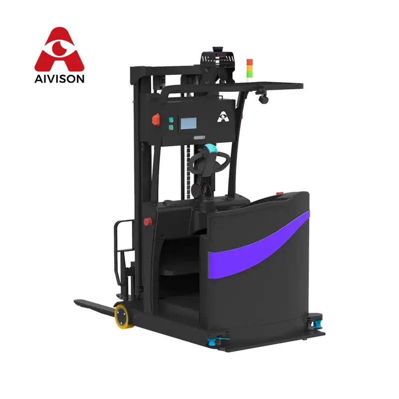 Aivison SFL-CPD15-T logistic robots material handling storage trailer platform mobile forklifts