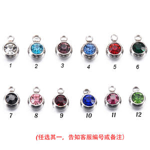 Dropshipping ปรับได้18K ชุบทองสแตนเลสจี้กำไลข้อมือคริสตัลวันเกิดเครื่องประดับแฟชั่นอินเทรนด์สำหรับ - Product Image 4