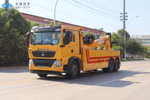 Camión de servicio pesado Guoliu Haowo, puente doble trasero, un remolque, un vehículo de liquidación - Product Image 4