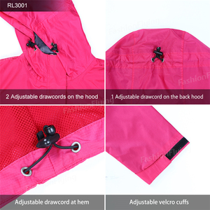 <strong>Packable</strong> Rain <strong>Jacket</strong> <strong>Women</strong> Lightweight Waterproof Raincoat With Hood Cycling Bike <strong>Jacket</strong> - Product Image 5