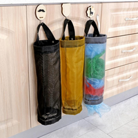 TX Home Porte-sac d'épicerie Support mural Porte-sac en plastique Suspendu Stockage Sac poubelle Accessoires de rangement