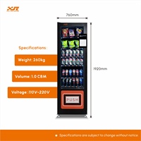 Distributeurs automatiques de snacks et de boissons XY, petit distributeur automatique pour fabricants, à porte unique pour nous