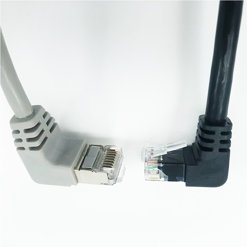 Prolunga RJ45 Maschio-femmina Ad Angolo Retto - 30 Cm, Per Cavi LAN Cat5/Cat6, Ideale Per Spazi Stretti E Organizzazione Cavi
