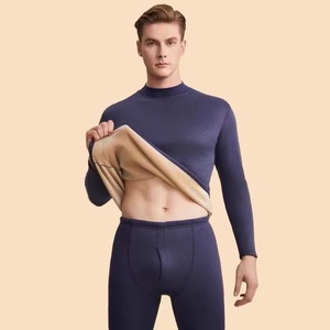 Set di Intimo Termico Invernale da <span class=keywords><strong>Uomo</strong></span> in Due Pezzi, Maniche Lunghe, Caldo e Spesso, Adatto per Climi Freddi - Product Image 3