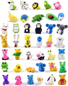 Gommes à effacer en TPR en forme d'animaux de dessin animé 3D mignons en gros – Cadeau promotionnel de papeterie pour enfants et écoles - Product Image 3