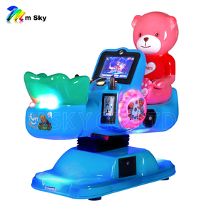 M Sky KA-550 Bear Seesaw, Macchina da Gioco Educativa per Bambini a Moneta, Interattiva, in Fibra di Vetro, con Schermo LCD in Inglese - Product Image 3