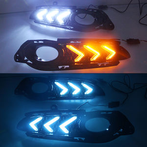 Luces de Circulación Diurna DRL, Cubierta de Faro Antiniebla con Intermitentes para Honda <span class=keywords><strong>HRV</strong></span> HR-V 2014 2015 <span class=keywords><strong>2016</strong></span> - Product Image 5