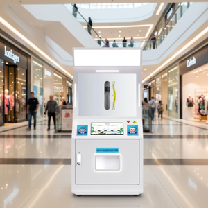 Machine compacte d'impression instantanée d'autocollants <span class=keywords><strong>photo</strong></span> pour appareil <span class=keywords><strong>photo</strong></span> reflex numérique, borne <span class=keywords><strong>photo</strong></span> selfie à écran unique pour magasins de détail, cafés et événements lifestyle - Product Image 6